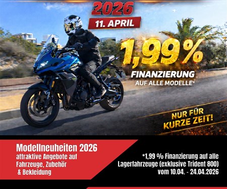 Motorrad Termin TRIUMPH WIENER NEUSTADT - SAISONERÖFFNUNGSFEIER 2026