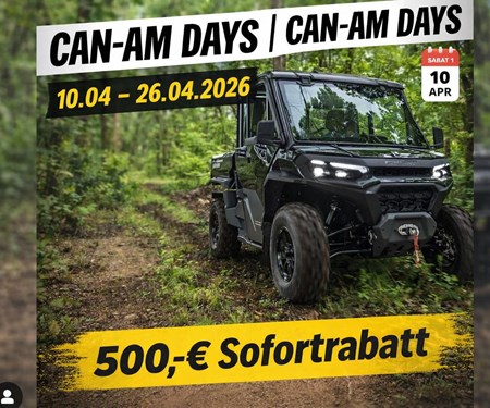Motorrad Termin CAN-AM DAYS, AKTION & TEST
