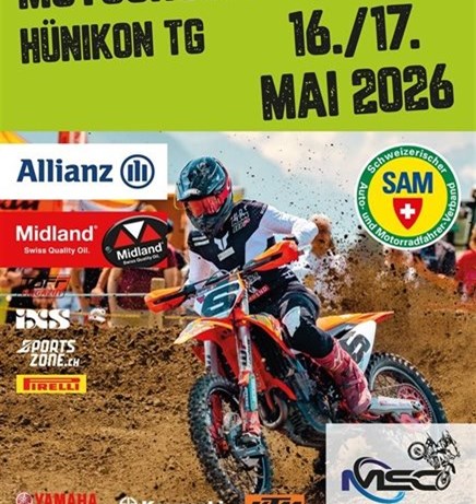 MOTOCROSS & ENDURO Rennen Hünikon 16./17. Mai 2026