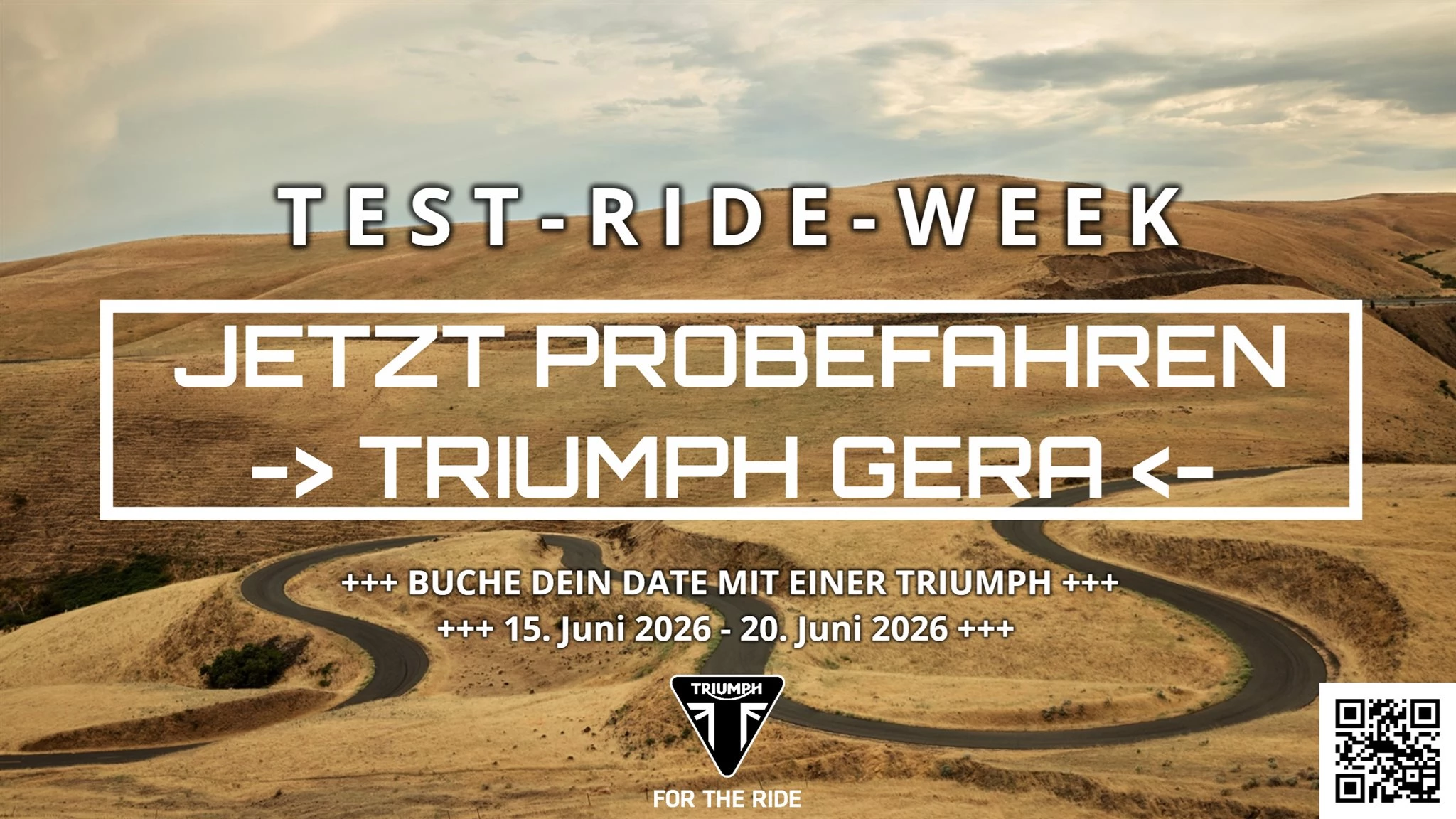 TRIUMPH GERA - TEST-RIDE-WEEK