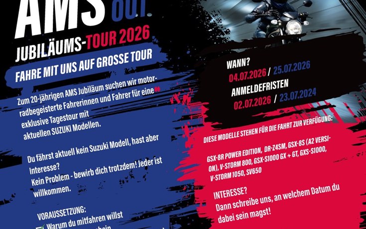 AMS RIDE OUT - Jubiläums-Tour