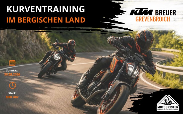 Kurventraining im Bergischen Land