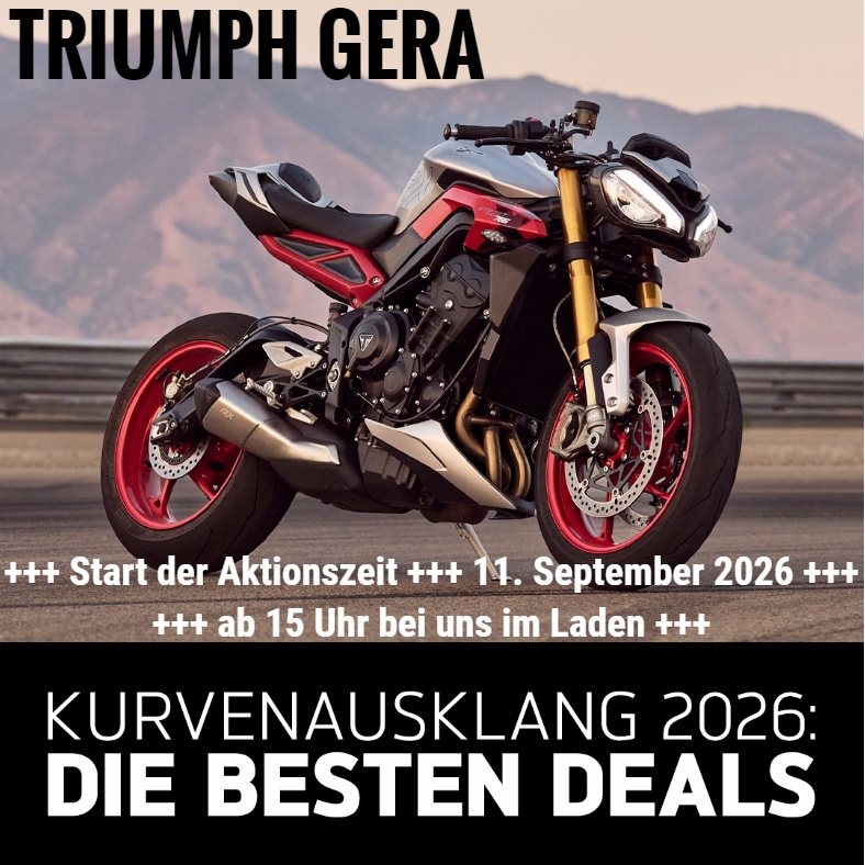 Kurvenausklang 2026 bei TRIUMPH Gera