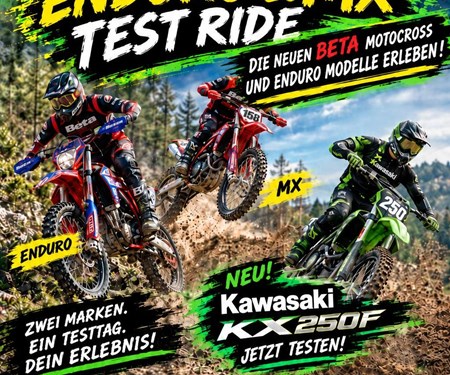 Motorrad Termin Testride Enduro + MX