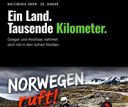 Motorrad Termin Vortrag - Norwegen ruft! Multimedia-Show in Rhede