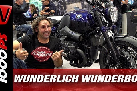 Wunderlich Wunderbob - BMW Rninet Bobber Umbau auf der INTERMOT 2018