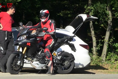 Ducati Multistrada 1200S - Elektronisches Fahrwerk Öhlins