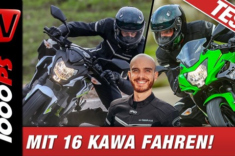 Kawasaki Z125 und Ninja 125 Test deutsch - Top Speed - Sound