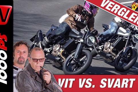Showdown: Husqvarna Svartpilen 701 vs. Vitpilen 701 - Vergleichtstest