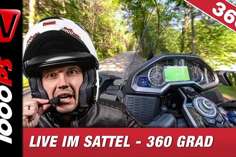 Honda Goldwing - Live im Sattel - 360 Grad Probefahrt