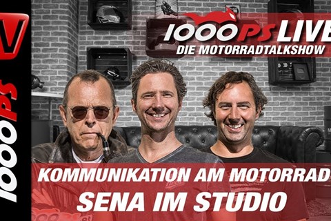1000PS Live - Kommunikation am Motorrad - SENA im Studio