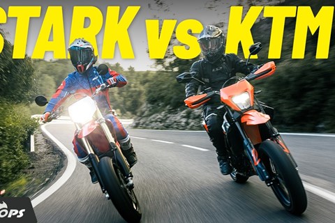 Elektro vs. Einzylinder: Ist das die Zukunft der Supermoto? Stark Varg SM vs. KTM 690 SMC R