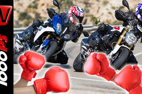 BMW R 1200 RS vs R 1200 R Test | Boxer Vergleich 2016 - BMW Motorrad Test-Camp Almeria 2016