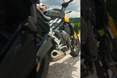 Soundcheck des Dreizack´s 🔱 #triumph #trident660