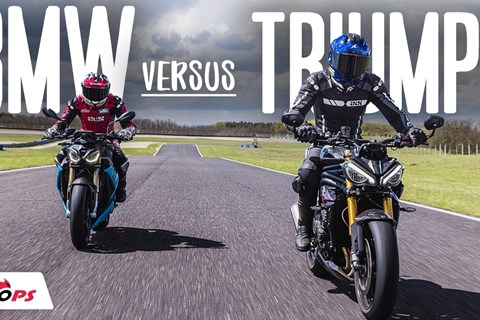 BMW S 1000 R vs. Triumph Speed Triple 1200 RS - Power Nakedbike-Vergleich auf der Rennstrecke 2025!