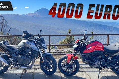 Nakedbike Legenden im Vergleich - Monster vs. Hornet