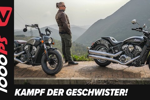 Indian Vergleich - Scout gegen Scout Bobber Twenty