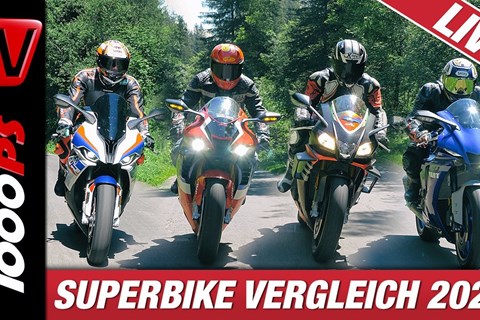 Der große Superbike-Vergleich 2020 auf Rennstrecke und Landstraße - exklusive Liveshow