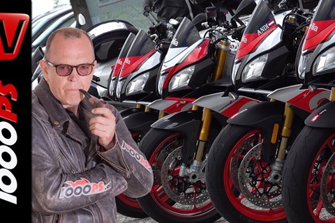 Unfassbarer Anblick! 70 V4 Aprilias geben Feuer - Thunfisch Ausfahrt 2018