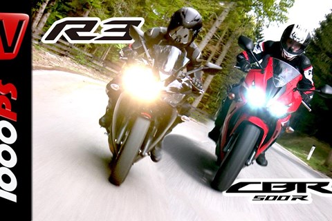 A2 Motorrad Vergleich | Honda CBR 500R Yamaha YZF R3