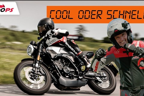 Cool oder schnell? Brixton Crossfire 125 Bestzeit auf der 1000PS Teststrecke