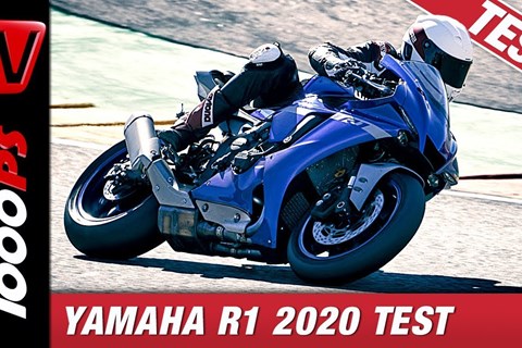 Yamaha R1 2020 Test - Abbiegen mit 170 im Motorland Aragon