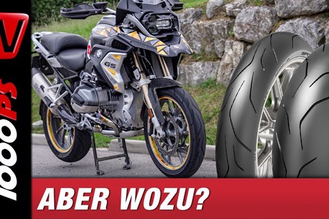 Sportreifen auf Reiseenduro - Dunlop Sportsmart TT Test