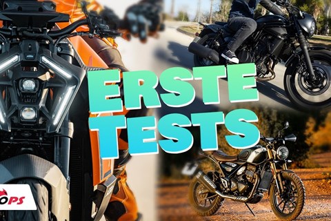 Erste Tests von KTM 990 und 1390 Super Duke, Kawa Eliminator sowie Triumph Scrambler 400X!