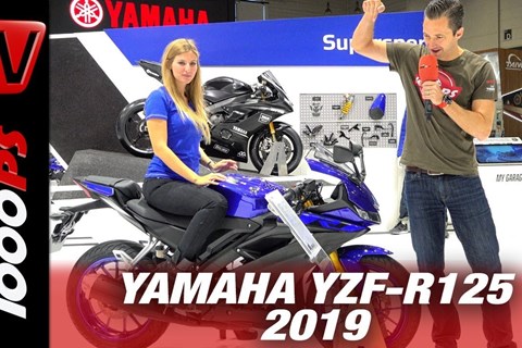 Yamaha YZF-R125 2019 - Neue 125er auf der INTERMOT