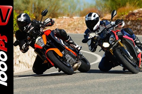 Vergleichstest | KTM 1290 Super Duke R vs BMW S 1000 R | Action, Onboard, Fazit