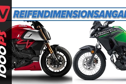 Reifendimensionsangaben Motorrad - Was steckt dahinter? Technische Daten im Detail erklärt