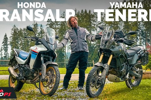 Das müssen wir einfach klären - Reiseendurovergleich - Honda XL750 Transalp vs. Yamaha Tenere 700
