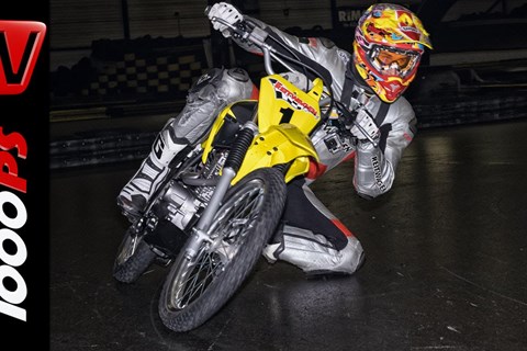 Supermoto Driftkurs mit Suzuki DR-Z 125 - motorradtrainings.at