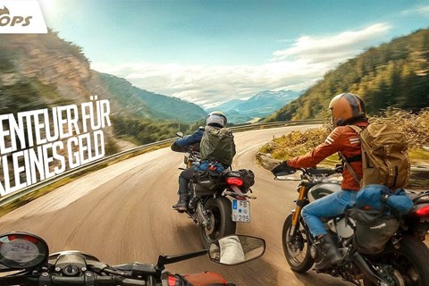 Preiswert, robust, abenteuerlustig? - Günstige Scrambler auf wilder Alpen-Motorradreise