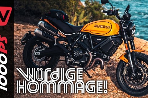 50 Jahre! Ducati Scrambler 1100 Tribute Pro 2022 Test