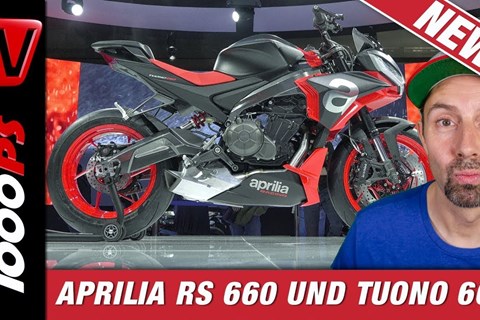First Look Aprilia RS 660 und Tuono 660 Concept- irres Elektronikpaket! Nachwuchsthunfisch für 2021