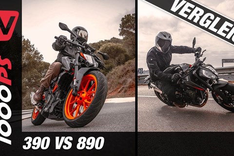 KTM 890 Duke vs. KTM 390 Duke 2021 - Kaufberatung A2 Motorrad
