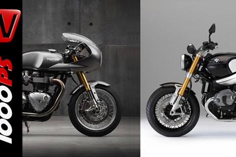 Triumph Thruxton R vs. BMW R nineT Vergleich | Onboard MotoVlog