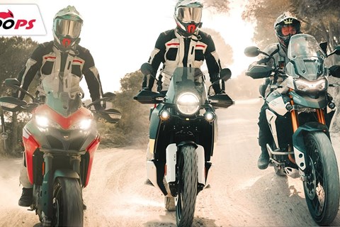 Enduro-Test Deluxe! Husqvarna Norden 901 vs. Ducati Multistrada V2 vs. Triumph Tiger 900 Rally Pro