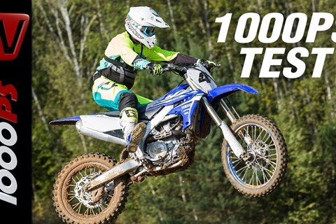 Yamaha YZ450F Test mit weltweit erster Smartphone-Tuning-App