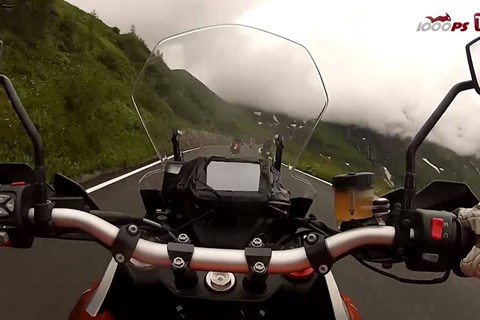 KTM 1190 Adventure-Sozius Speedride auf Großglockner