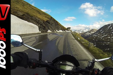 Kawasaki Z1000-2014 Onboard am Großglockner