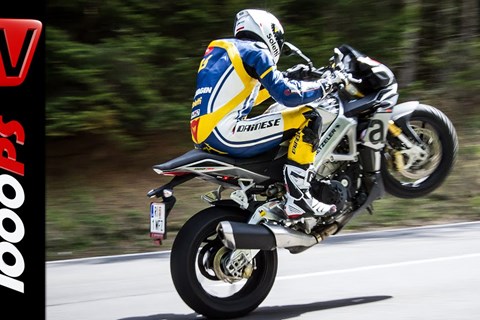 Aprilia Tuono Test 2016 | Motorrad Quartett | Action, Onboard, Details