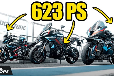 BMW M Motorräder im Vergleich - BMW M1000RR - M1000XR - M1000R