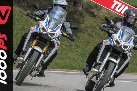 Honda Africa Twin 2021: Fahrwerke im Vergleich Öhlins oder Serie? Was bringt das Schwedengold?