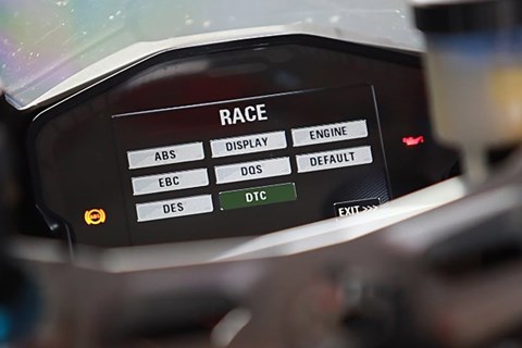 Ducati 1199 Panigale S -"Das elektronische Menü"--Crashkurs