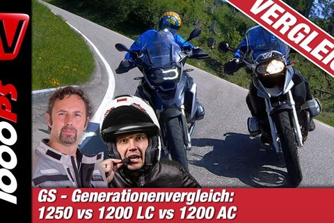 BMW GS Vergleich - Alt gegen neu - R 1250 GS vs 1200 LC vs 1200 AC - Generationenvergleich