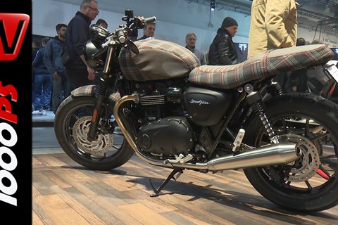 Triumph Bonneville "Schottenrock", Speed Triple R, Street Twin von Hess @SWISS MOTO 2016