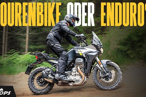 Fürs Grobe geeignet? Moto Guzzi Stelvio, die V2 Exotin im Offroad Test 2024