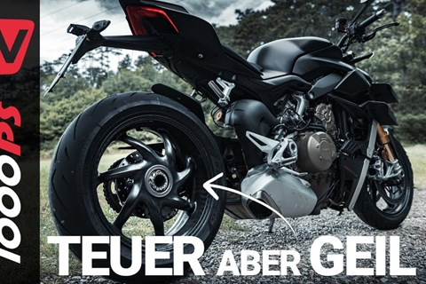 Leichter geht es nicht - Thyssenkrupp Carbonfelgen auf der Ducati Streetfighter V4 S